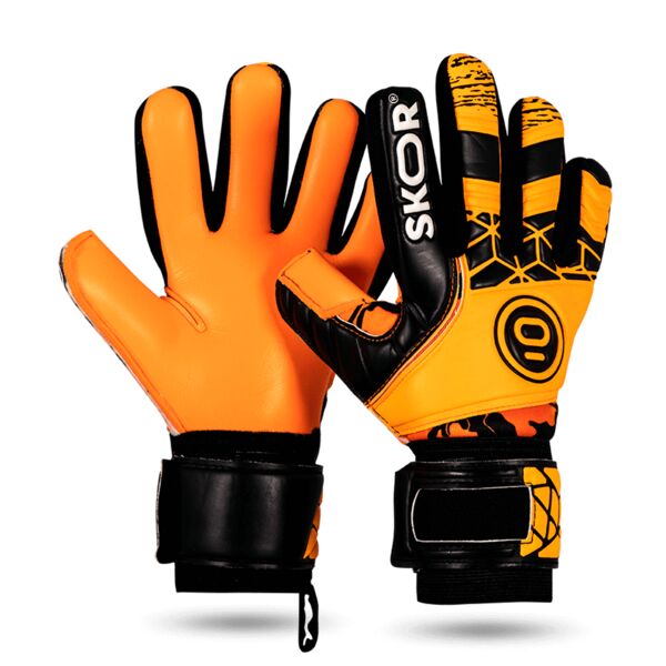 SKOR Amadeo Keepershandschoenen - Zwart/Oranje Thumbnail