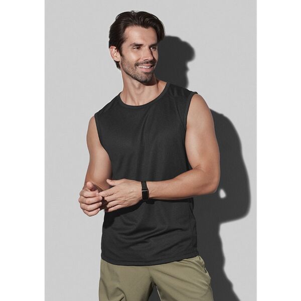 Stedman Active-dry Sleevless Mesh T-shirt Thumbnail