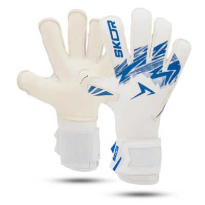 Keepershandschoen SAINT HYBRID ROLL wit/blauw Thumbnail