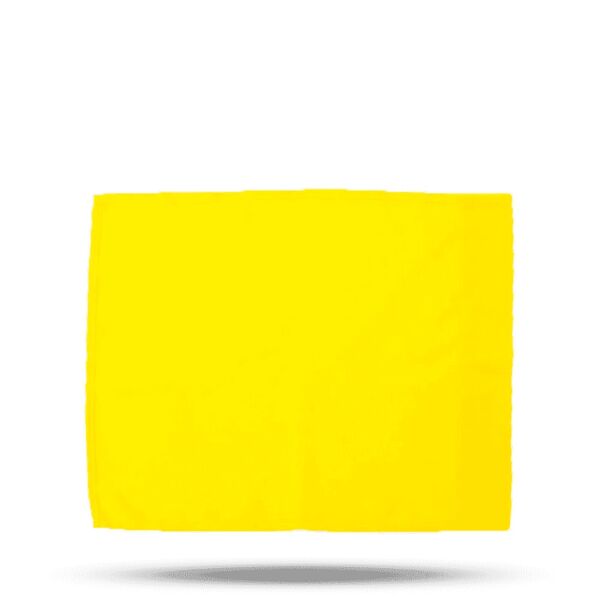 Hoekvlag 1 kleur Geel 30 mm Thumbnail